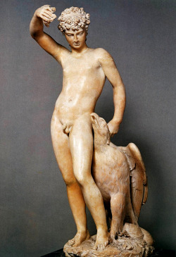 hadrian6:  Ganymede.  1540s.Benvenuto Cellini. Italian 1500-1571. marble.http://hadrian6.tumblr.com