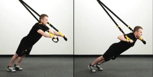 TRX workouts:
TRX is an equipment designed to use your body weight to do the workouts.Your body is in the Air in order to suspend the weight in the equipment.