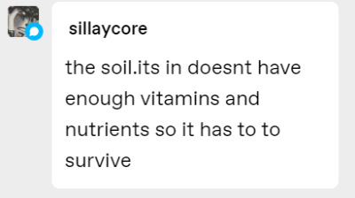 the-based-brit:bleyedtrouble:instructor144:naughtypiggy:johnnyjoestarrelatable:iridescentjaq:johnnyjoestarrelatable:johnnyjoestarrelatable:johnnyjoestarrelatable:i think it’s fucked up that there are plants that decided they wanted to eat meat a