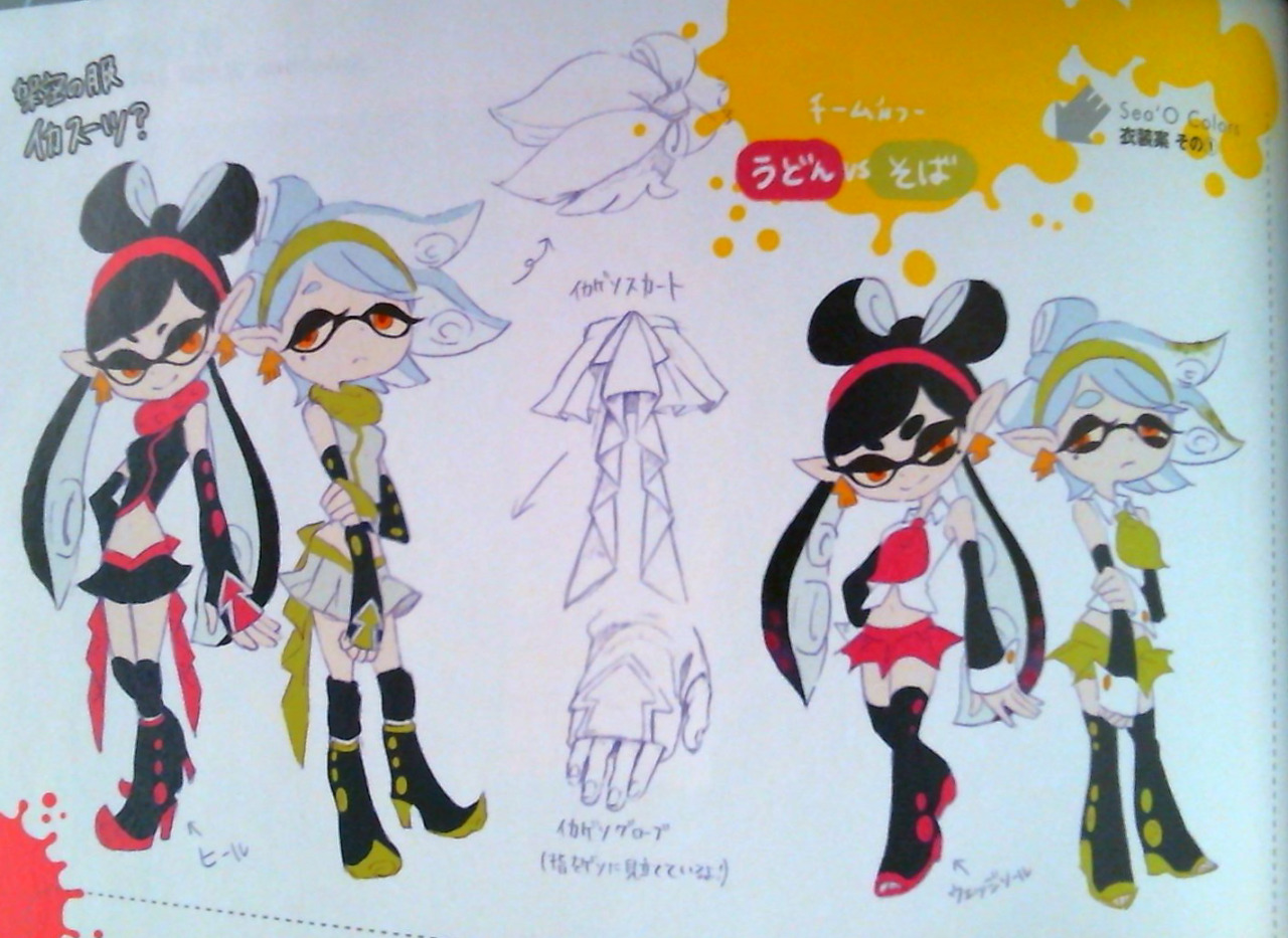 asktheseastars:  ((Guess who got the Splatoon Artbook! Sorry for the bad webcam quality.