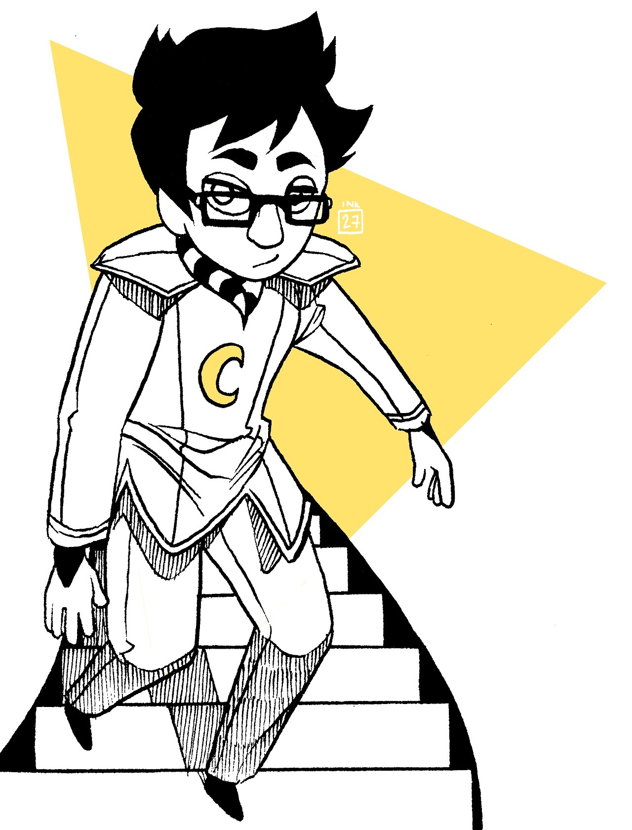 avianssphere:  Inktober Days 24-31 (in order): blind, ship, squeak, climb, fall,