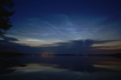 Noctilucent clouds, The northern lights of summer.