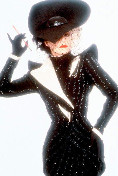 mabellonghetti:Promotional pics of Glenn Close as Cruella De Vil in 101 Dalmatians