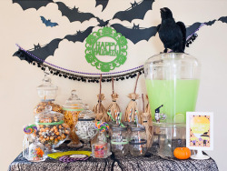 Confectionerybliss:  Monster’s Ball Halloween Party {Bats, Witches &Amp;Amp; More!}