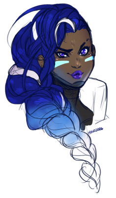 hinoart: i really like this skin…the braid,