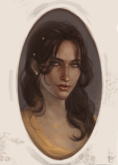 catalystcrisis:Portrait of JosephineI tried working on the Solavellan pieces, but my art brain wasn’