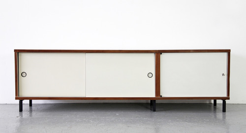 Hans Gugelot, Sideboard from modular Möbelsystem M125, 1956. For Wilhelm Bofinger, Germany. Via ador