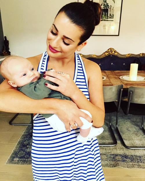 leamichele-news: jennahipp She’s a natural!! @msleamichele gave my little Bowie some extra lov