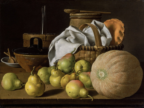 Still Life with Melon and Pears, Luis Egidio Meléndez, ca. 1772