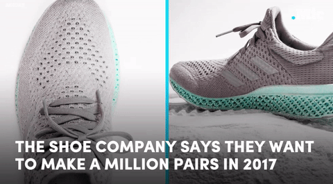 the-future-now:Adidas also said they want to rely solely on recycled plastic in the future! (x) | fo