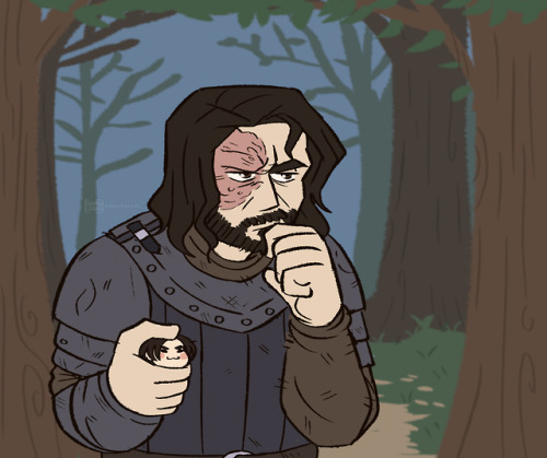 kkirklands: What do you mean this isn’t how the Hound and Arya’s adventures went??? I literally coul