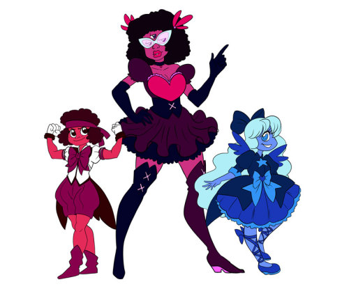 reidavidson:  Steven Universe Magical Girl redesign masterpost!  Just thought these needed a post all to itself so everyone can see all of them.  This was a lot of fun and people seemed to really like them!  If you would like some commentary on the