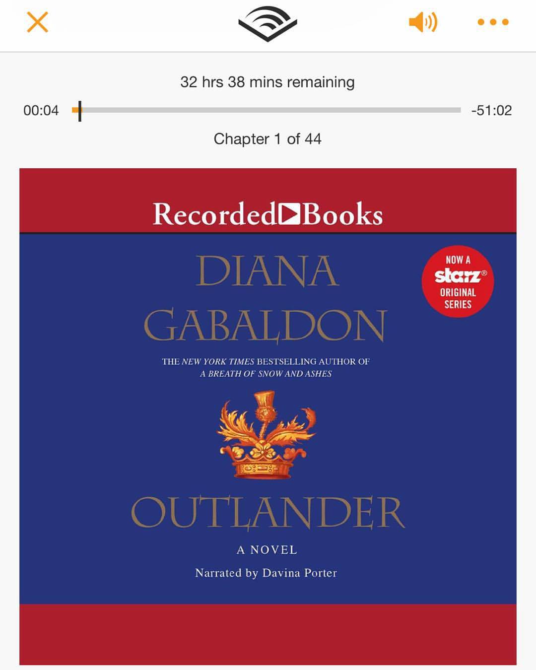 This is happening. Started it on my way home from work and maybe did a little car dancing. Davina Porter is pretty awesome. Also the first time I heard “Sassencach” I was like 😍😍😍.
#audiobook #audio #reread #favorites #outlander #jesuisprest #jammf...