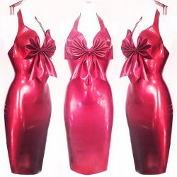 mrwilliamwilde:  Special Edition Pearlsheen Red latex Bow Dress - only on EBay - williamwildeoutlet #williamwilde #fashion #glamour #style 💋 