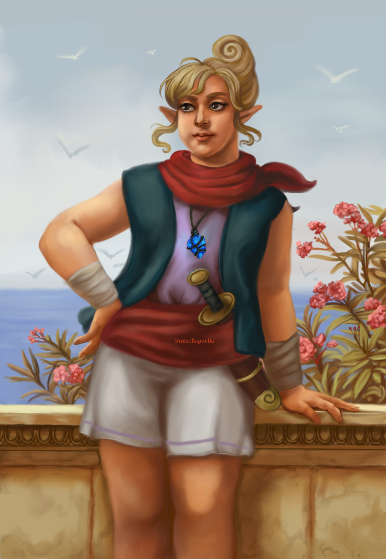 Tetra (Wind Waker) / John William Godward study! 