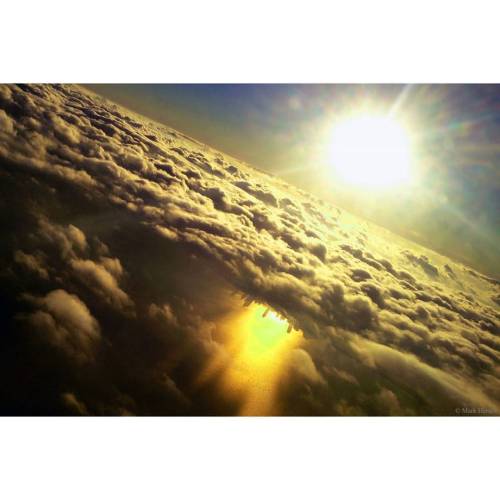 Inverted City Beneath Clouds #nasa #apod #clouds #chicago #airplane #landing #inverted #reflection #lake #space #science #astronomy