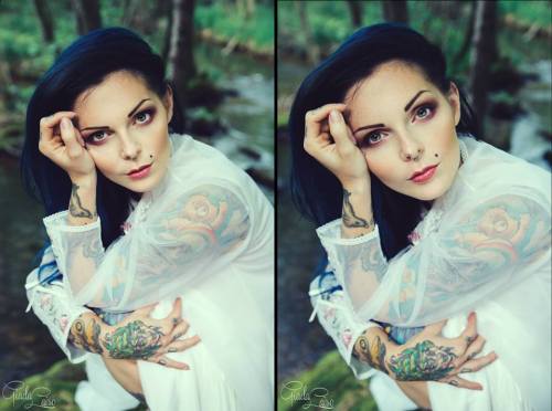 psychotic-riaeaction:  PH: Giada LaisoMua: Laura Lagoona Apple