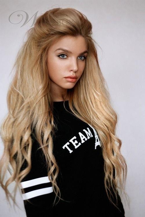 Dark and lovely honey blonde hair color