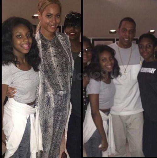 zaynftbeyonce: yoncebcarter: Beyoncé, Alicia Keys, Jay Z &amp; Miss Tina with #FreddieGra