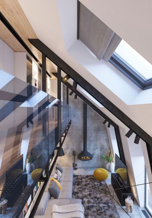 homedesigning:
“ Attic Conversion Creates A Warm, Contemporary Home (With Floor Plans)
”