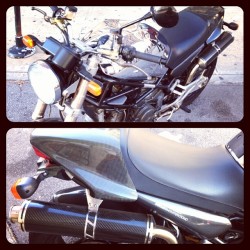 #Ducati #chrome #carbonfiber #monster #motorcycle #factorycustom #instacollage
