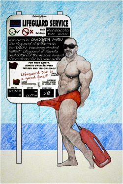 rolandthesketcher:  Lifeguard Joe