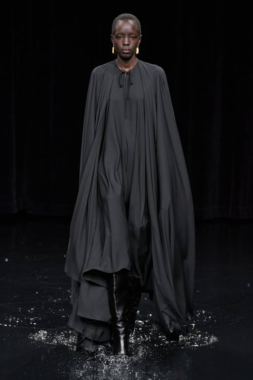 witcher-couture:Balenciaga, Fall 2020 Ready to WearCapes and dresses for Fringilla Vigo to wear whil