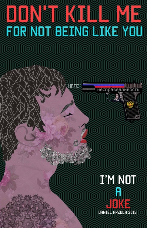  I’m Not a Joke (No Soy Tu Chiste) is a campaign spreading awareness for the LGBTI community through art and design, created by Daniel Arzola (@Arzola_d) in light of the recent violent acts against the sexually diverse community in Venezuela and the
