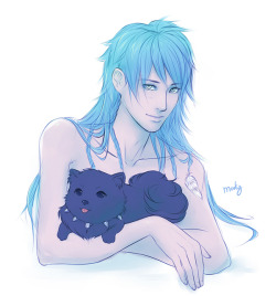 artemorte:  I wanted to draw Aoba with pretty