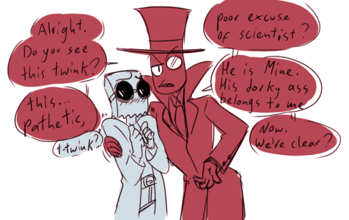 ghostkoshka:  what about right nowwhat if, someone tries to “rescue” Dr Flug and BH be like: bitch dont touch, this is my property 