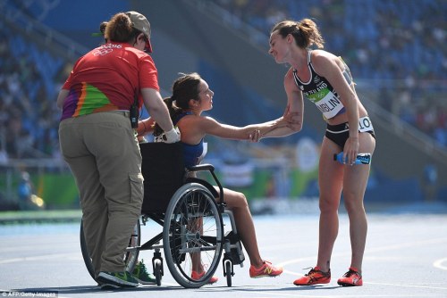 juliyeahh:book23worm:Two athletes have provided one of the most inspirational moments of the Rio Oly