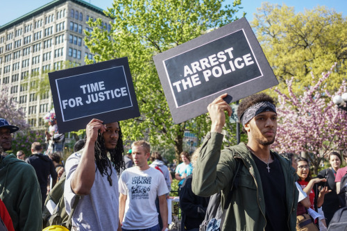 activistnyc: This #MayDay was for #FreddieGray. #blacklivesmatter #BaltimoreUprising #justiceforfred