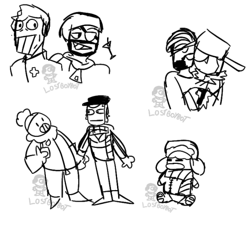 I Couldnt Sleep, Have My 5am Lil Pootis BLU Team Doodles