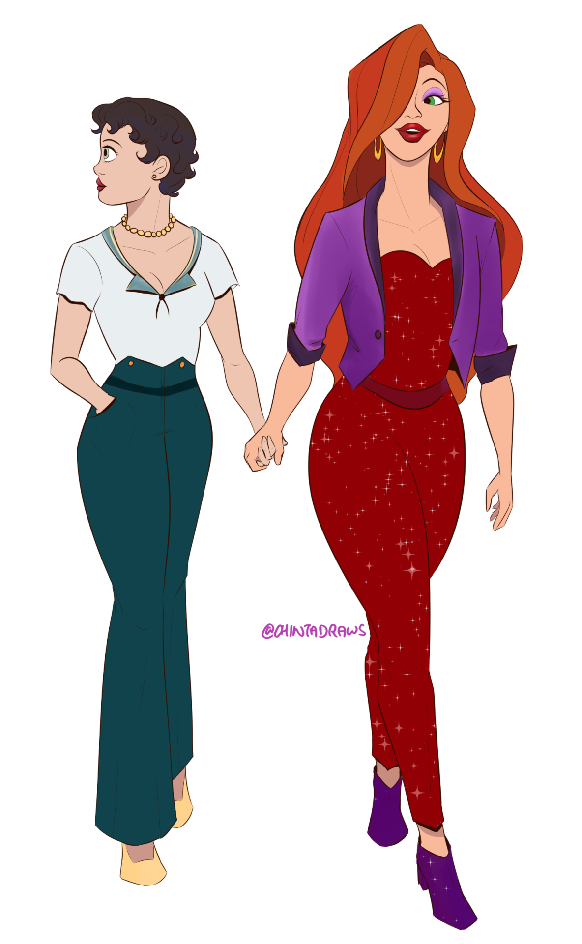 Jessica rabbit x betty boop