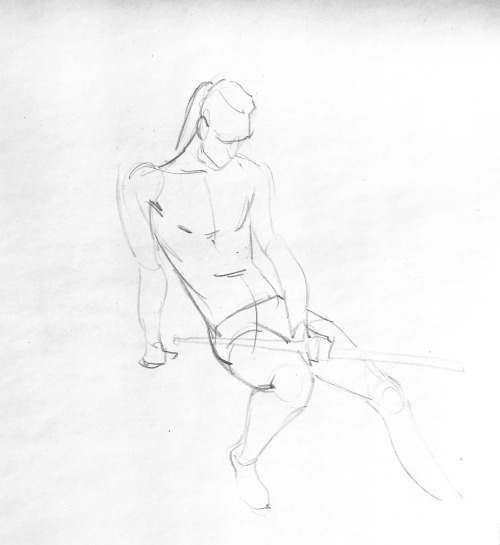 Just some sketches from life drawing sessions. 3mins and 15 mins poses