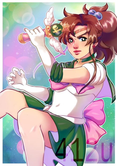 412u: “I am the Pretty Guardian who fights for Love and for Courage. I am Sailor Jupiter! I&rs