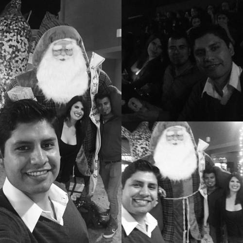 Después del trabajo un rato de distracción #cine #01/01/17 #amigos #santaclaus #BellezaInesperada (e