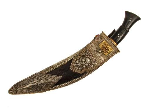 Silver mounted kukri, Nepal, 19th or early 20th centuryfrom Helios Auctions