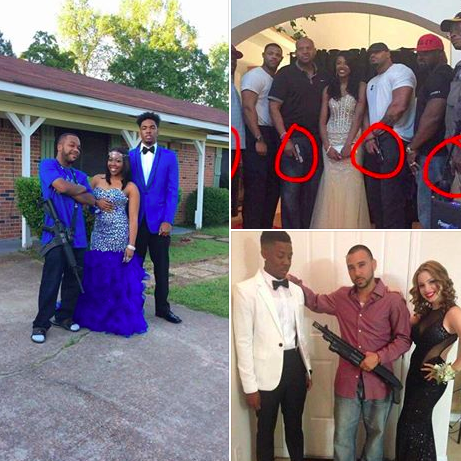 sheabuttabae:  micdotcom:  Black mom nails the problem with dads posing in prom photos