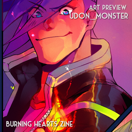 burningheartszine:Art preview from @udonmonster  for the Burning Hearts Zine!The Burning Hearts Zine