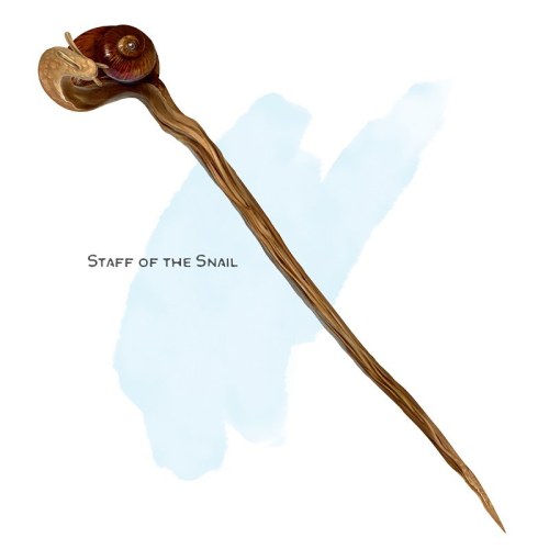 the-griffons-saddlebag:⚔️ ! Staff of the Snail Staff, uncommon or rare (requires attunement by a spe