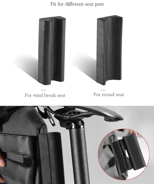 ROCKBROS 10L Waterproof Bike Bicycle Saddle Bag Reflective Folding Tail