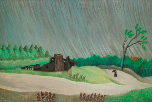A Rainy Morning, Henri Rousseau, ca. 1896-97