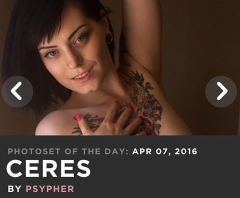 quess who’s on the front page as Set of the Day on #SuicideGirls.com today?! me and @psypherra