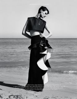 mypassionforbeauty:  Saskia de Brauw // by Alasdair McLellan // styled by Jonathan Kaye // The Gentlewoman #7 Spring/Summer 2013 