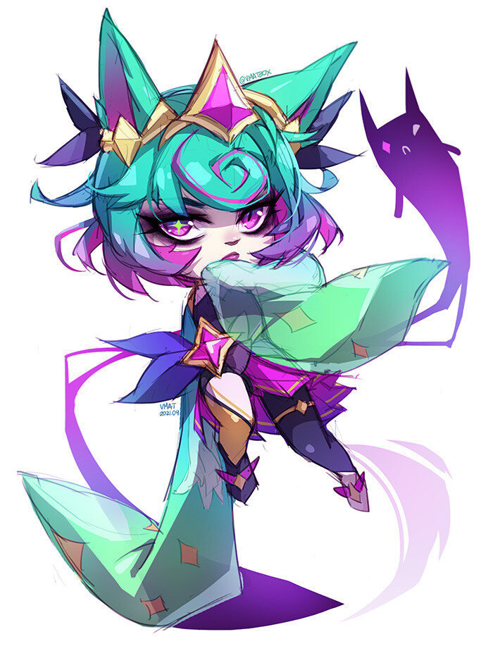 Star Guardian Vex 🌟  League of Legends Custom Skin 