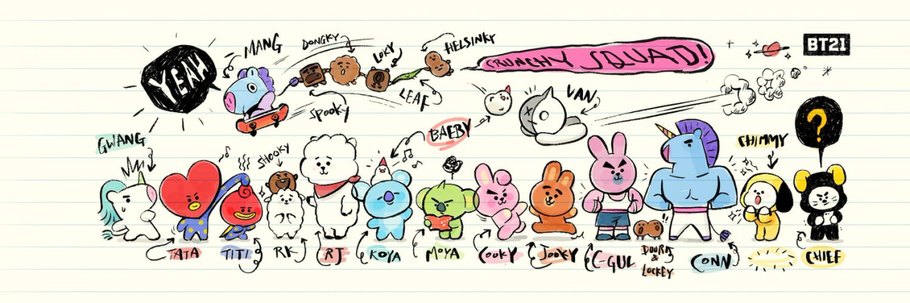 Behind The Screen Say Hello To The Universtars Bt21