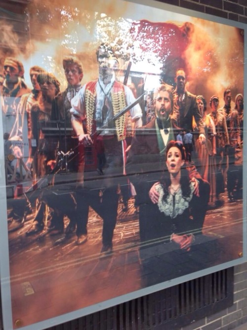 lesmiserableslondon: The pictures of the new cast went up outside the theatre today!! Thanks to Beth