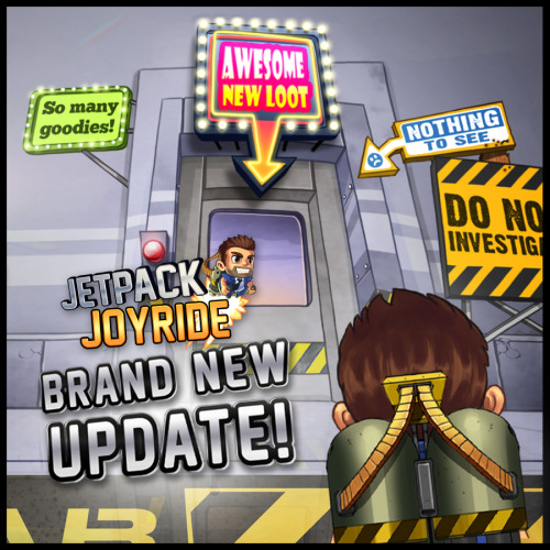 The Many Times That This Specific Shot Of The Back Of Barry Was Used In Jetpack Joyride Promo Art. I