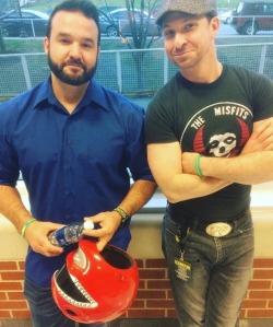 hotfamousmen:    Austin St. John and Jason Narvy